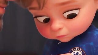 daddy with a tiny chelsea fans