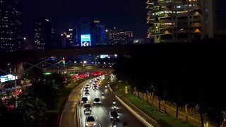 Jakarta City Light view