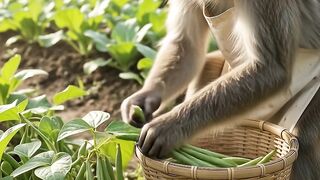 ASMR Harvesting Fresh Organic Vegetables | Relaxing Garden Sounds