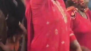 Dancing old Woman
