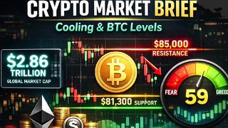 Crypto Market Brief: Cooling Phase & BTC Levels
