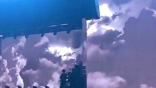 iKON K-Pop Boy Band Performing Live at a Concert 2