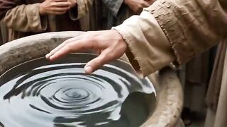 The first miracle of Jesus "Water turns into wine"🙏🙏❤️❤️