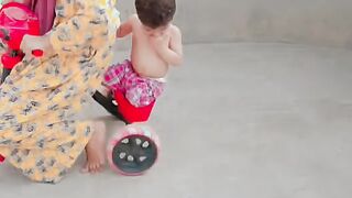 Baby cycle riding