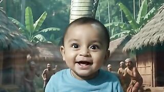 Raizaan fight a big snak