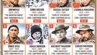     TOP 12 WORLD-FAMOUS SNIPERS — LEGENDS OF PRECISION 🎯🎖️