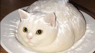Curious Cat Sniffing 2