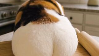 Cat Stretching Out