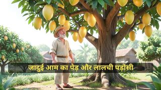 जादुई आम का पेड़ और लालची पड़ोसी