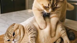 Fluffy Cat Grooming