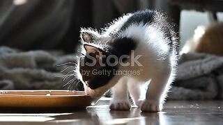 Drinking milk in bowl ????.