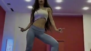 crazy dance girl