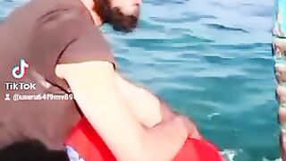 Boating in sea, Karachi Pakistan
