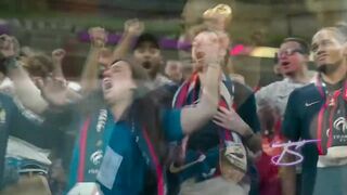 Kylian Mbappé brother crazy reaction to Mbappe hatrick vs Argentina