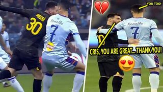 Cristiano Ronaldo Meets Lionel Messi ???? Respect To Each Other ????????