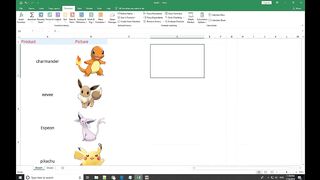 How to insert multiple pictures and resize them at once in Excel