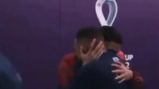 MBAPPE & HAKIMI - While all the French players were celebrating, he went to console his friend