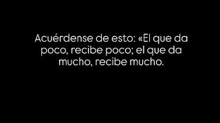 2 Corintios 9:16
