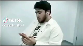 Boy and TikTok video of the