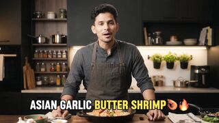 Asian Garlic Butter Shrimp 🍤🔥 | Easy Asian Recipe! 2