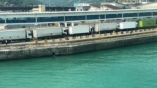Beautiful Ferry Port in Indonesia 🚢 | Ships Arriving and Departing