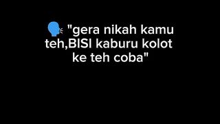 Gera nikah kamu teh