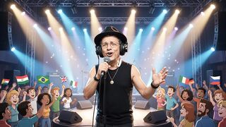 BRILHANDO NO PALCO