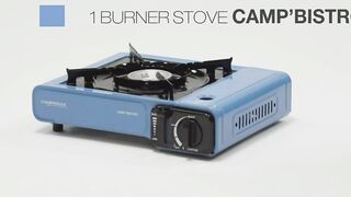 Stove with portable mini gas cylinder