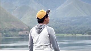 Lake toba with view