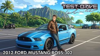 Passeio e corridas com o Ford Mustang Boss 302 ano 2012 no Test Drive Unlimited Platinum