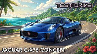Passeio e corridas com o Jaguar C-X75 Concept no Test Drive Unlimited Platinum