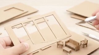 Turning Cardboard into a Beautiful Miniature House