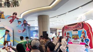 Live Entertainment Event (Monsta Fiesta) at a Shopping Mall in Indonesia