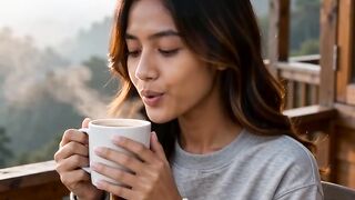 Nikmati Pagi dengan Secangkir Kopi & Pemandangan Indah ☕