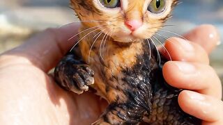 Cat Covered in Static Electricity! 3