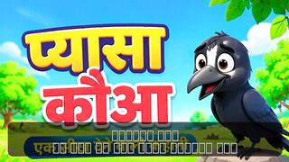 प्यासा कौआ 🐦💧 | Pyasa Kauwa Ki Kahani | हिंदी नैतिक कहानी | Hindi Cartoon Story for Kids