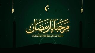Marhaban Ya Ramadhan 1448 H Emerald Sanctuary Brass - Welcoming the Blessed Holy Month