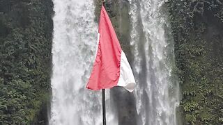 Indonesian waterfall
