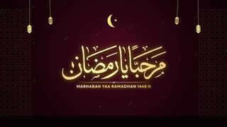 Marhaban Ya Ramadhan 1448 H Crimson Ruby Mashrabiya - Welcoming the Blessed Holy Month