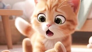Her Favorite Toy Broke… 🥺❤️ | Emotional Kitten Story #Shorts