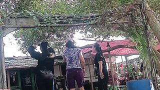 see people dancing and singing