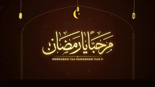 Marhaban Ya Ramadhan 1448 H Moorish Terracotta Allhambra - Welcoming the Blessed Holy Month
