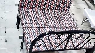 Rotating folding bed