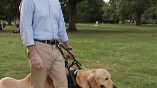 Man walking with dog