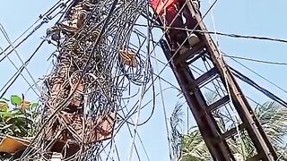 Hardworking Job of Electrician