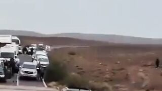 المغرب سيول تجرف سيارة رباعية الدفع