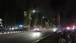 Dawn breaking at Tegar Beriman street