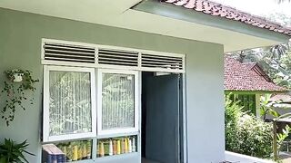 I found peace in this quiet village house with lush garden
