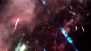 Insane Fireworks Display at Indonesia