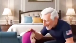 Marsha and the bear cut scene